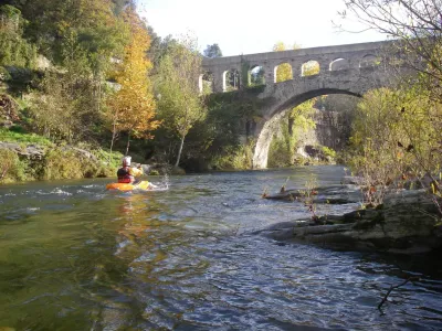 Le Pont-Aqueduc au départ, très esthétique.
